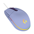LOGITECH 910-005854 G102 LIGHTSYNC PROGRAMMABLE RGB GAMING MOUSE LILAC