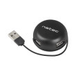 natec nhu 1330 bumblebee 4 port usb 20 hub black photo