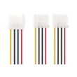 nedis ccgp74020va015 internal power cable molex male 2x molex female 015m photo