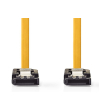nedis ccgp73250ye10 sata 6gb s cable sata 7 pin female sata 7 pin female 1m yellow photo