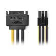 nedis ccgp74200va015 internal power cable sata 15 pin male pci express female 015m photo