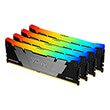 RAM KINGSTON KF432C16RB2AK4/128 FURY RENEGADE RGB 128GB (4X32GB) DDR4 3600MT/S CL18 QUAD KIT
