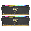 ram patriot pvsr464g360c8k viper steel rgb black 64gb 2x32gb ddr4 3600mhz cl18 dual kit photo