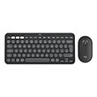 LOGITECH 920-012239 PEBBLE 2 COMBO WIRELESS BLUETOOTH KEYBOARD MOUSE GRAPHITE