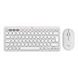 LOGITECH 920-012240 PEBBLE 2 COMBO WIRELESS BLUETOOTH KEYBOARD MOUSE WHITE
