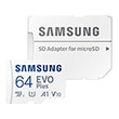 samsung evo plus 64gb micro sdxc uhs i u1 v10 a1 adapter mb mc64sa eu photo