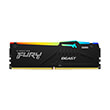 RAM KINGSTON KF552C40BBA-16 FURY BEAST RGB 16GB DDR5 5200MHZ CL40 XMP