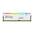 RAM KINGSTON KF552C40BWA-16  FURY BEAST WHITE RGB 16GB DDR5 5200MHZ CL40 XMP
