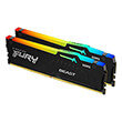 RAM KINGSTON KF556C36BBEAK2-16 FURY BEAST RGB 16GB (2X8GB) DDR5 5600MHZ CL36 AMD EXPO CERT DUAL KIT