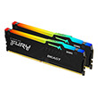 RAM KINGSTON KF552C40BBAK2-64 FURY BEAST RGB 64GB (2X32GB) DDR5 5200MHZ CL40 DUAL KIT
