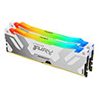 RAM KINGSTON KF568C36RWAK2-32 FURY RENEGADE WHITE RGB 32GB (2X16GB) DDR5 6800MHZ CL36 XMP DUAL KIT