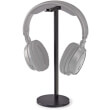 nedis hpst200bk headphones stand aluminium design 98x276mm black photo