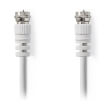 nedis csgp41000wt15 satellite antenna cable f male f male 15m white photo