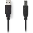 nedis ccgt60100bk20 usb 20 cable a male usb b male 2m black photo