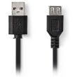 nedis ccgt60010bk10 usb 20 cable a male usb a female 1m black photo