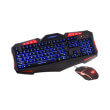 esperanza egk3000 shelter multimedia illuminated wired usb gaming keyboard with mouse set photo