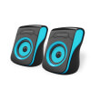 esperanza ep140kb flamenco 20 usb stereo speakers black blue photo