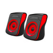 esperanza ep140kr flamenco 20 usb stereo speakers black red photo