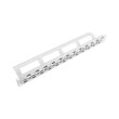 lanberg patch panel blank 24 port staggered 1u with organizer for keystone modules grey photo