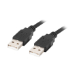 lanberg cable usb a m m 20 05m black photo