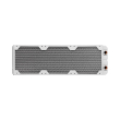 corsair hydro x radiator xr5 360mm 3x120mm radiator 33mm thick white photo