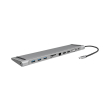 logilink ua0373 usb 32 gen 1 docking station 11 port usb c pd silver photo
