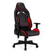 sense7 gaming chair vanguard fabric black red photo