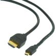 cablexpert cc hdmid 15 hdmi male to micro d male cable with gold plated connectors 45m black photo