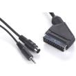 cablexpert ccv 4444 5m scart plug to s video audio cable 5m photo