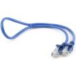 cablexpert pp12 1m b blue patch cord cat5e molded strain relief 50u plugs 1m photo