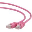 cablexpert pp12 3m ro pink patch cord cat5e molded strain relief 50u plugs 3m photo