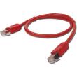 cablexpert pp22 1m r red ftp patch cord molded strain relief 50u plugs 1m photo