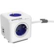 allocacoc powercube extended usb incl 15m cable blue type f white photo allocacoc powercube extended usb incl 15m cable blue type f white photo