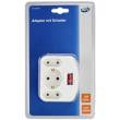 rev 3 way adapter plug me diakopti white 00135101 photo