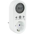 rev digital timer with lcd display white photo