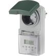 rev outdoor digital timer ip44 grey green photo
