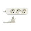 rev 3 way power strip 14m white photo