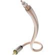 in akustik star ii mono subwoofer cable cinch 2x cinch 10m transparent photo