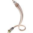 in akustik star ii mono subwoofer cable cinch 2x cinch 3m transparent photo
