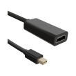 qoltec 50432 adapter mini displayport male hdmi a female 02m photo