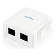GEMBIRD NCAC-2U5E-01 CAT5E UTP 2-PORT SURFACE MOUNT BOX