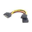 cablexpert cc satam2f 01 sata power splitter cable 015m photo