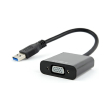 CABLEXPERT AB-U3M-VGAF-01 USB3 TO VGA VIDEO ADAPTER BLACK BLISTER