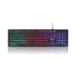 pliktrologio gembird kb uml 01 rainbow backlight multimedia us layout black photo