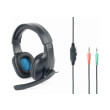 gembird ghs 04 gaming headset with volume control matte black photo
