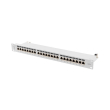 lanberg patch panel 24 port 1u cat7 ftp grey photo
