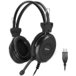 headphones a4tech hu 30 stereo usb black photo headphones a4tech hu 30 stereo usb black photo
