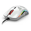 gloriouspc gaming race model o gaming mouse white glossy photo