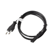 lanberg cee 7 16 iec 320 c7 euro radio power cord 3m black photo