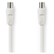 nedis csgt40000wt30 antenna cable rf male to rf female 3m white photo